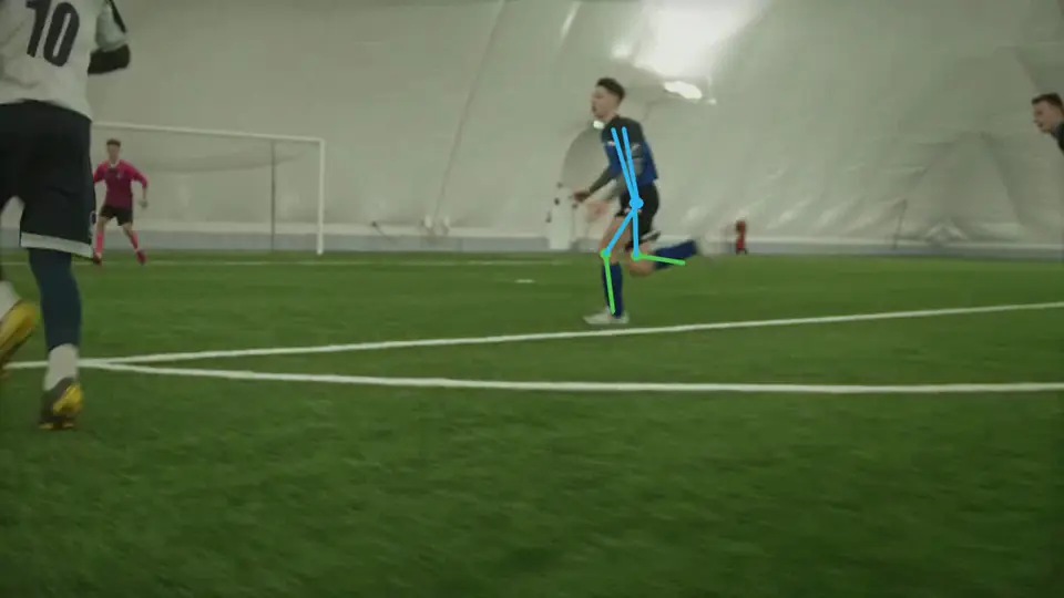 Live leg-angle capture